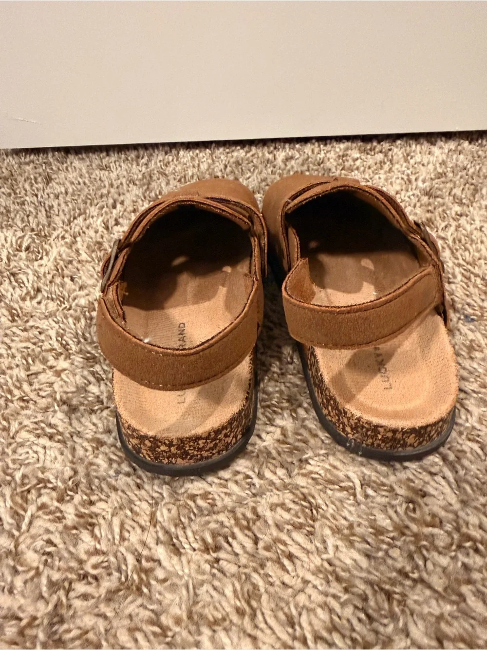 Lucky Brand Kids Suede Slingback Clogs in Brown